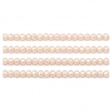 110 Perles à Facettes en Verre Rose Poudré 4mm pour la Création de Bijoux Fantaisie - DIY