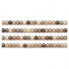 110 Perles à Facettes en Verre Tons Bruns 4mm pour la Création de Bijoux Fantaisie - DIY
