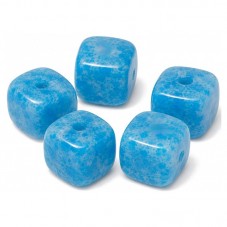 5 Perles Pierre Naturelle Amazonite Carré 8mm pour la Création de Bijoux Fantaisie - DIY