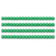 110 Perles à Facettes en Verre Vert Foncé 4mm pour la Création de Bijoux Fantaisie - DIY
