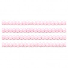 110 Perles à Facettes en Verre Rose 4mm pour la Création de Bijoux Fantaisie - DIY