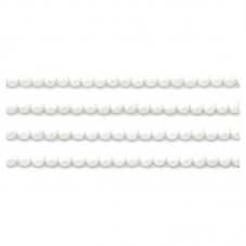 110 Perles à Facettes en Verre Blanc 4mm pour la Création de Bijoux Fantaisie - DIY