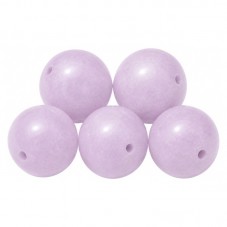 5 Perles Pierre Naturelle Quartz Teinté Mauve 8mm pour la Création de Bijoux Fantaisie - DIY
