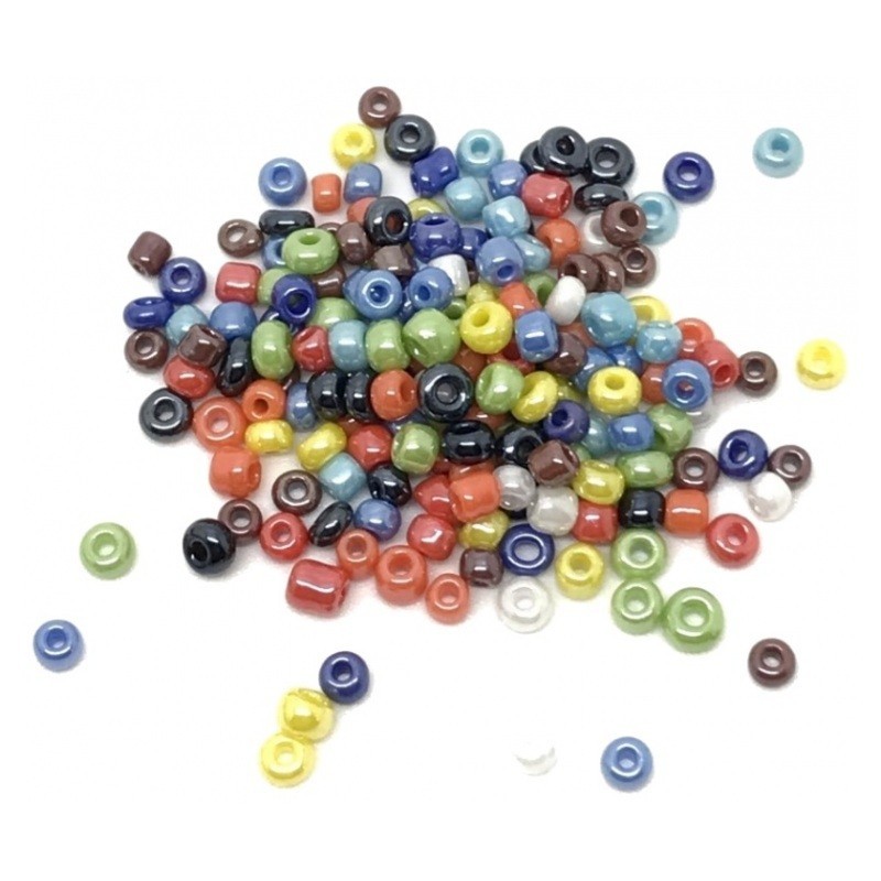 Sachet de 10g de Perles de Rocailles en Verre 2mm