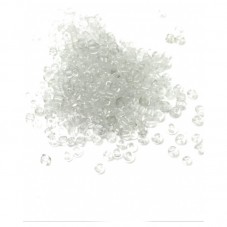 Sachet de 10g de Perles de Rocailles en Verre Transparent 2mm pour la Création de Bijoux Fantaisie - DIY