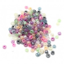 Sachet de 10g de Perles de Rocailles en Verre Pastel 2mm pour la Création de Bijoux Fantaisie - DIY