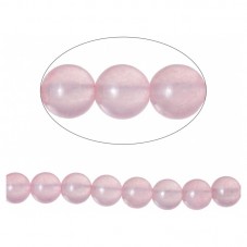 10 Perles Pierre Naturelle Agate Teintée Rose, Mauve, Violet ou Rouge 6mm au Choix