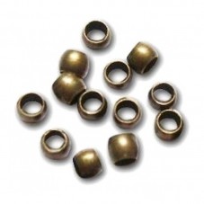 Environ 300 Perles à Écraser Bronze 2mm Sachet de 5grs pour la Création de Bijoux Fantaisie - DIY