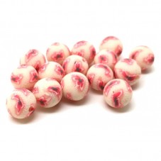 15 Perles Roses en Pâte Polymère Fimo 8mm pour la Création de Bijoux Fantaisie - DIY
