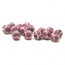 15 Perles Rose en Pâte Polymère Fimo 8mm pour la Création de Bijoux Fantaisie - DIY