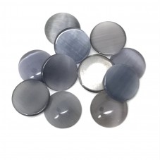 Cabochon en Verre Œil de Chat Gris 12mm [à l'unité]