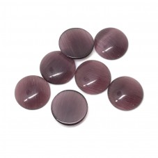 Cabochon en Verre Œil de Chat Violet 10mm [à l'unité]