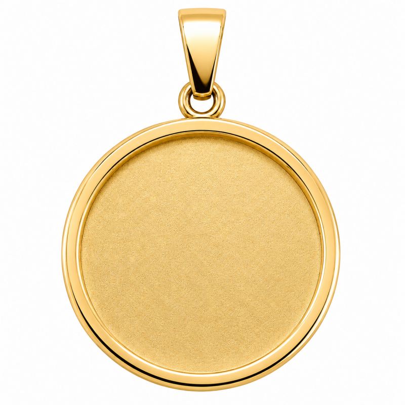 Support Pendentif Doré en Acier Inoxydable pour Cabochon 20mm
