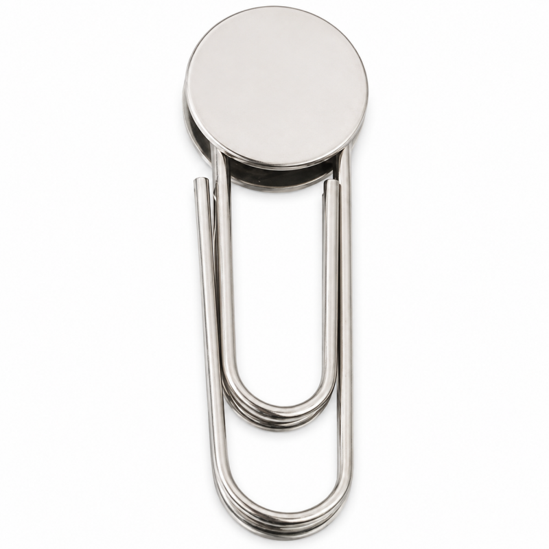 Support Trombone Argenté en Acier Inoxydable 30x10mm Plateau 10mm