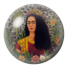 Cabochon en Verre Illustré Frida au Perroquet et au Singe dans la Jungle 12 à 25mm pour la Création de Bijoux Fantaisie - DIY
