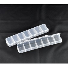 Boîte de Rangement en Plastique pour Perles ou Petites Fournitures 15.5x3.3cm
