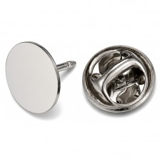 Support Pin's en Acier Inoxydable Plateau 10mm pour la Création de Bijoux Fantaisie - DIY