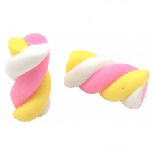 2 Cabochons Guimauve Bonbon Miniature Fimo 17mm