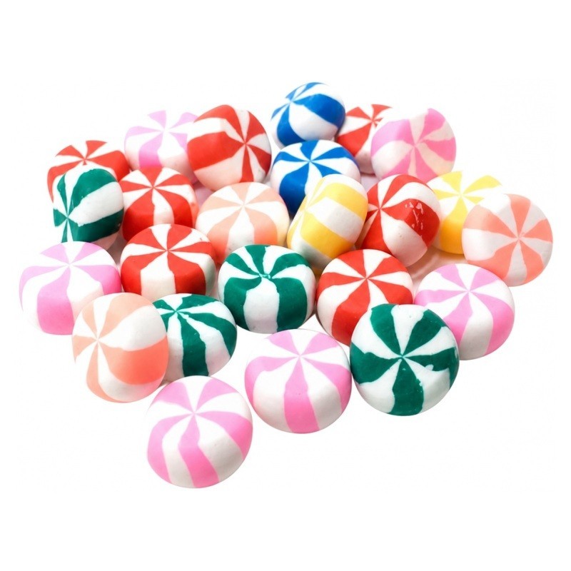 4 Cabochons Bonbon Miniature Fimo Fait Main 11x5mm