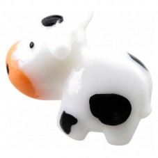 Cabochon Miniature Vache en Résine pour Globe 24x16mm