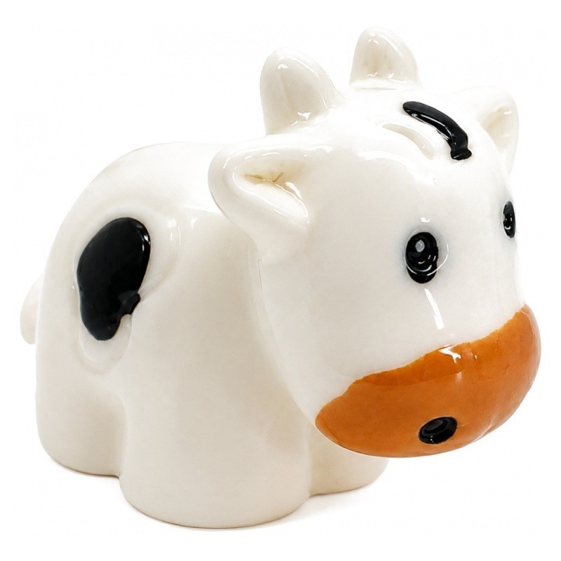 Cabochon Miniature Vache en Résine pour Globe 24x16mm
