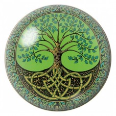 Cabochon en Verre Illustré Arbre de Vie Celtique 12 à 25mm pour la Création de Bijoux Fantaisie - DIY