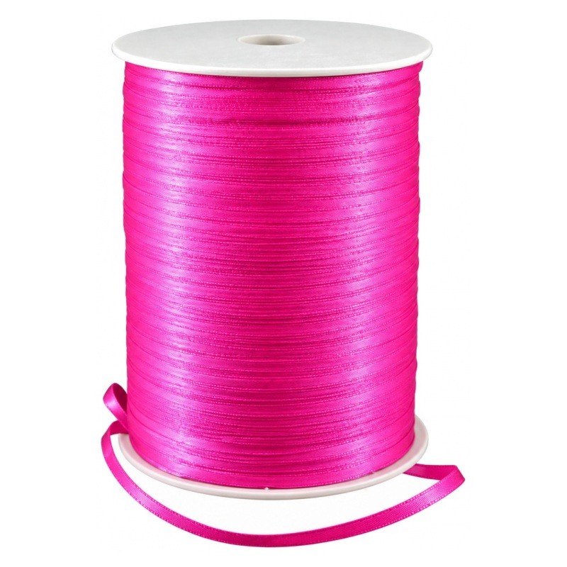 6 Mètres de Ruban de Satin Fuchsia 3mm