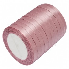 2 Mètres de Ruban Satin Vieux Rose 10mm pour la Création de Bijoux Fantaisie - DIY