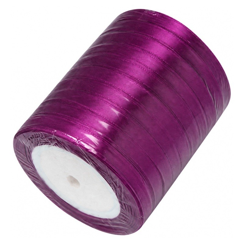 2 Mètres de Ruban Satin Violine 6mm