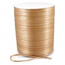 2 Mètres de Ruban Satin Caramel 3mm pour la Création de Bijoux Fantaisie - DIY