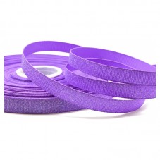 1 Mètre de Ruban Gros Grain Mauve Pailleté 9mm pour la Création de Bijoux Fantaisie - DIY