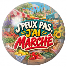 Cabochon en Verre Illustré J’Peux Pas, J’ai Marché 12 à 25mm pour la Création de Bijoux Fantaisie - DIY