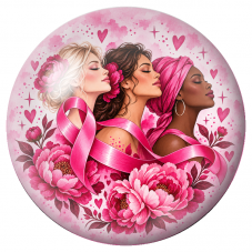 Cabochon en Verre Illustré Trois Femmes Unies 12 à 25mm pour la Création de Bijoux Fantaisie - DIY