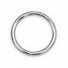 200 Anneaux de Jonction Ouverts en Acier Inoxydable Argenté 5mm pour la Création de Bijoux Fantaisie - DIY
