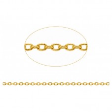 1 Mètre de Chaine Extra Fine Doré 1mm pour la Création de Bijoux Fantaisie - DIY