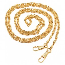 Chaîne Dorée Rétro pour Accroche Sac à Main 120cm pour la Création de Bijoux Fantaisie - DIY