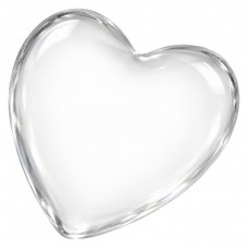 Cabochon Cœur Transparent en Verre Vierge 12mm pour la Création de Bijoux Fantaisie - DIY