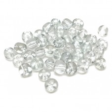1 Sachet de 10g Perles de Rocaille en Verre Transparent 4mm pour la Création de Bijoux Fantaisie - DIY