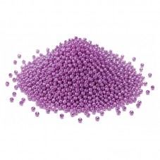 Microbilles en Verre Mauve Nacré 0,4mm – Sachet de 10g pour la Création de Bijoux Fantaisie - DIY