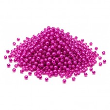 Microbilles en Verre Magenta Métallisé 1 à 1,5mm – Sachet de 10g pour la Création de Bijoux Fantaisie - DIY
