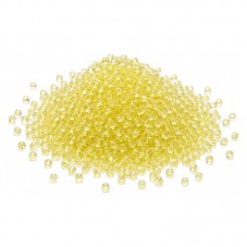 Microbilles en Verre Jaune Clair 1 à 1,5mm – Sachet de 10g pour la Création de Bijoux Fantaisie - DIY