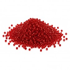 Microbilles en Verre Rouge Rubis 0,8 à 1mm – Sachet de 10g pour la Création de Bijoux Fantaisie - DIY