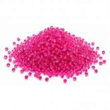 Microbilles en Verre Rose Fuchsia 1 à 1,5mm – Sachet de 10g pour la Création de Bijoux Fantaisie - DIY