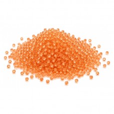 Microbilles en Verre Orange Pêche 1 à 1,5mm – Sachet de 10g pour la Création de Bijoux Fantaisie - DIY