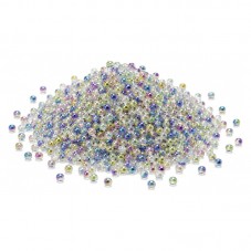 1 Sachet de 50g de Microbilles en Verre 1-1.5mm Translucide pour la Création de Bijoux Fantaisie - DIY