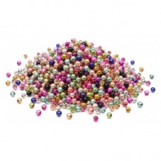 Microbilles en Verre Métallisées Multicolores 1 à 1,5mm – Sachet de 10g pour la Création de Bijoux Fantaisie - DIY