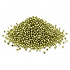 Microbilles en Verre Kaki Métallisé 0,8 à 1mm – Sachet de 10g pour la Création de Bijoux Fantaisie - DIY
