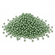 Microbilles en Verre Vert Métallisé 0,8 à 1mm – Sachet de 10g pour la Création de Bijoux Fantaisie - DIY