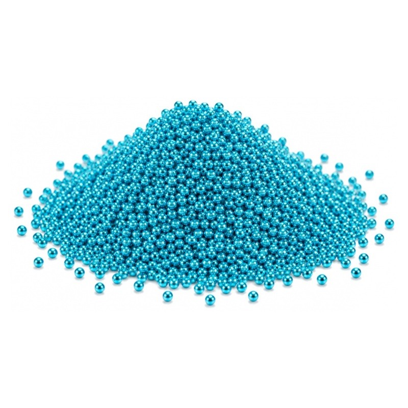 Microbilles en Verre Bleu Turquoise 0,4mm – Sachet de 10g