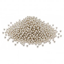 1 Sachet de 10g de Microbilles en Verre Argenté 0,8 à 1mm pour la Création de Bijoux Fantaisie - DIY